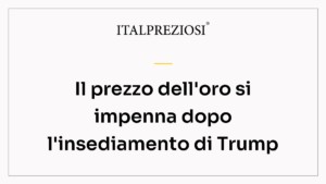 Il prezzo dell'oro si impenna dopo l'insediamento di Trump