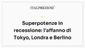 Superpotenze in recessione: l'affanno di Tokyo, Londra e Berlino